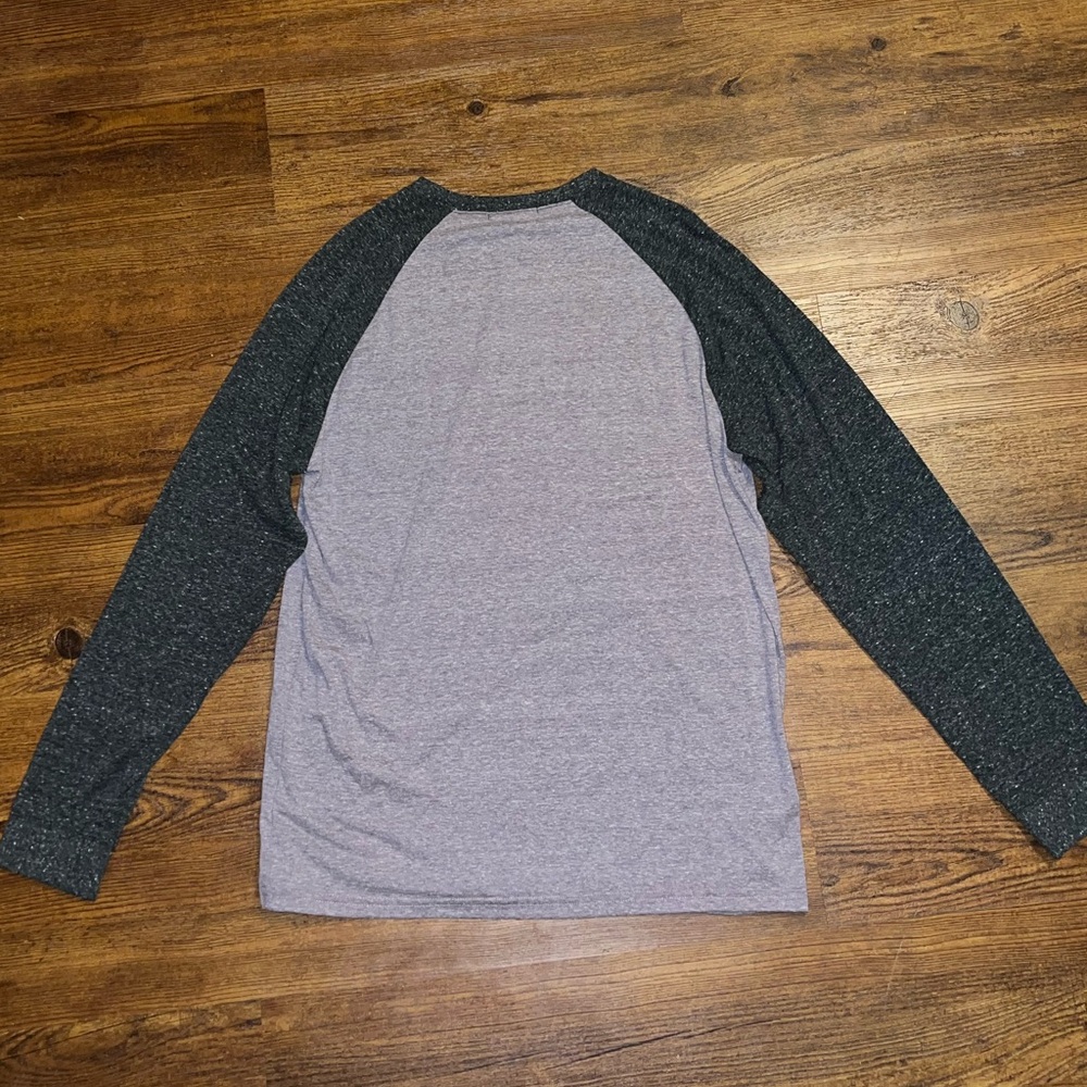 NWT Threads 4 Thought Heather Mauve Gray Long Sleeve Preppy Casual Tee Size L - Picture 3 of 5